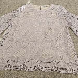 JODIFL Lace Blouse in Cream